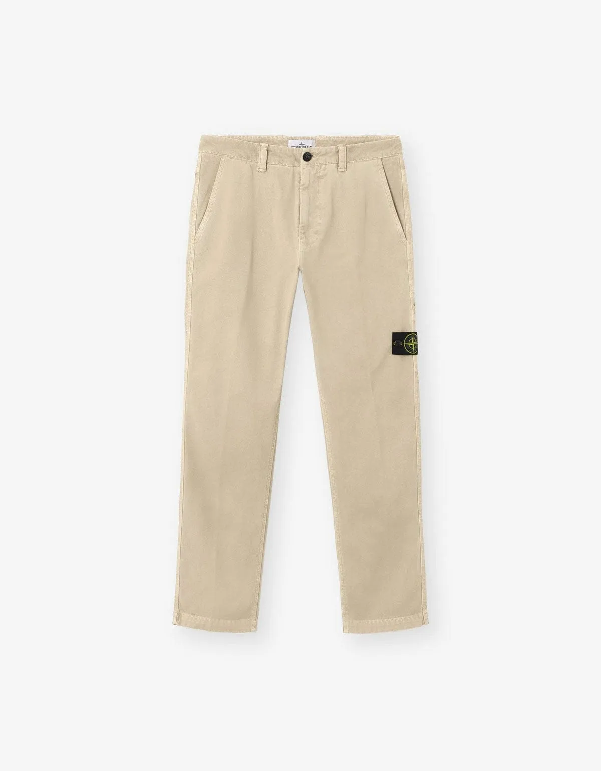 Stone Island Beige Old Effect Trousers sold by Zoo Fashions