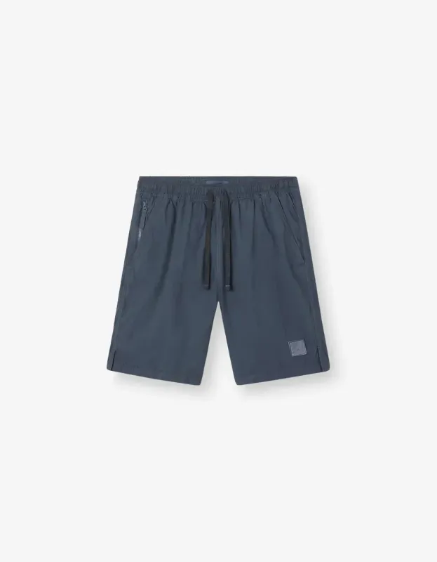 Stone Island Ghost Blue Nylon Compass Patch Swim Shorts made by Stone Island