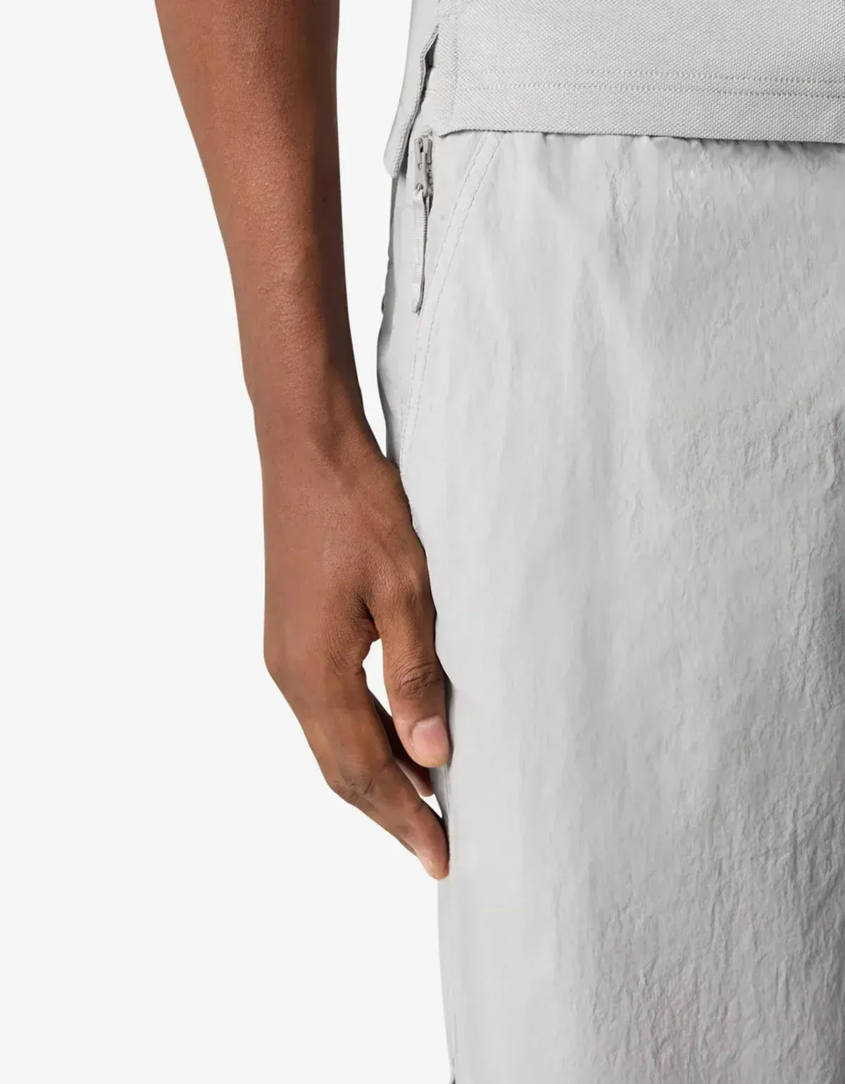 Stone Island Ghost Grey Compass Patch Swim Shorts sold by Zoo Fashions product image thumbnail 3