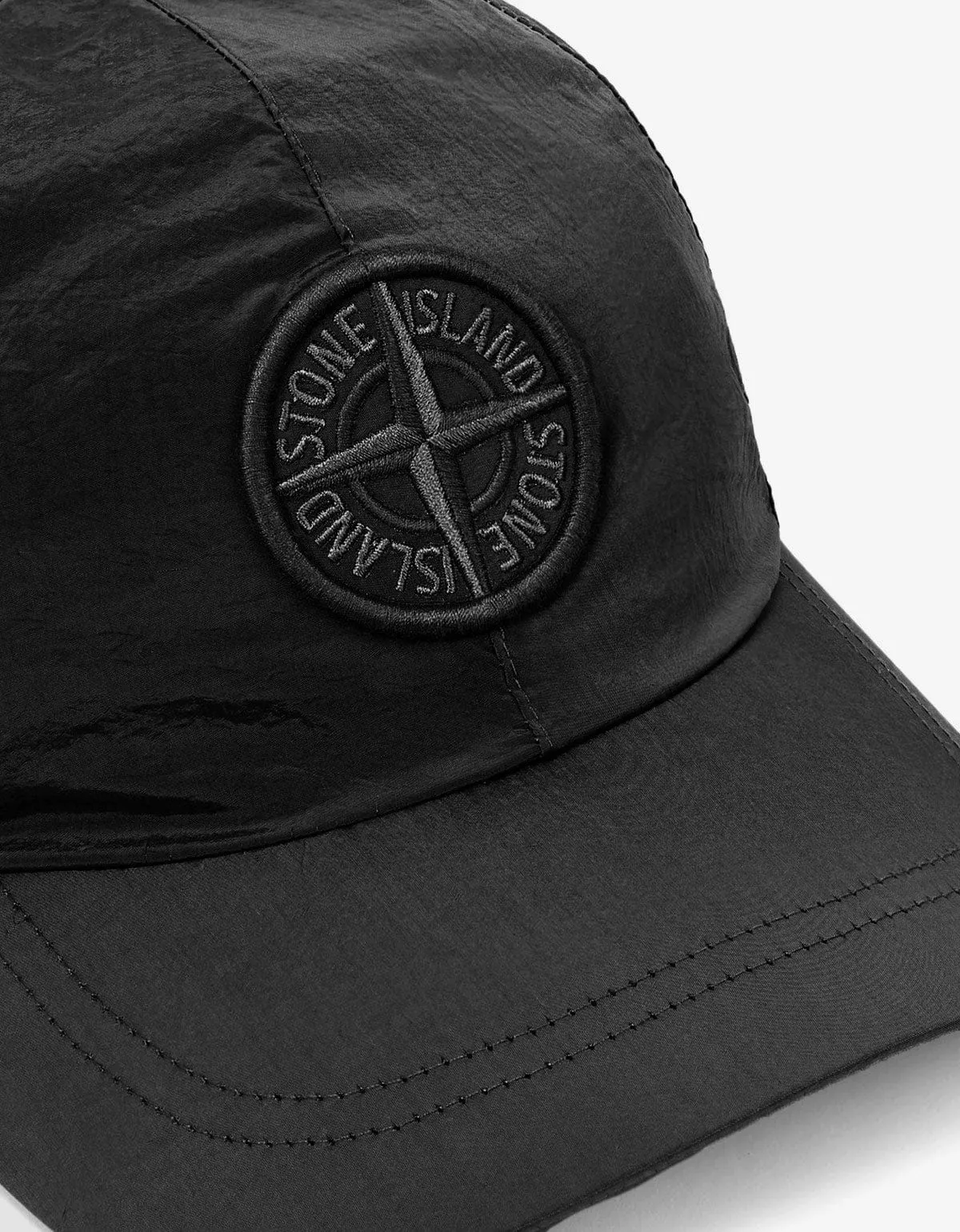 Stone Island Black Nylon Metal Baseball Cap sold by Zoo Fashions product image thumbnail 3