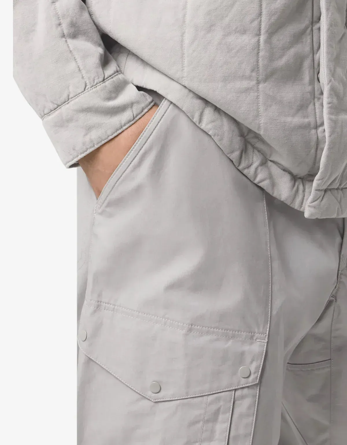 Stone Island Ghost Grey All-Weather Cargo Trousers sold by Zoo Fashions product image thumbnail 3
