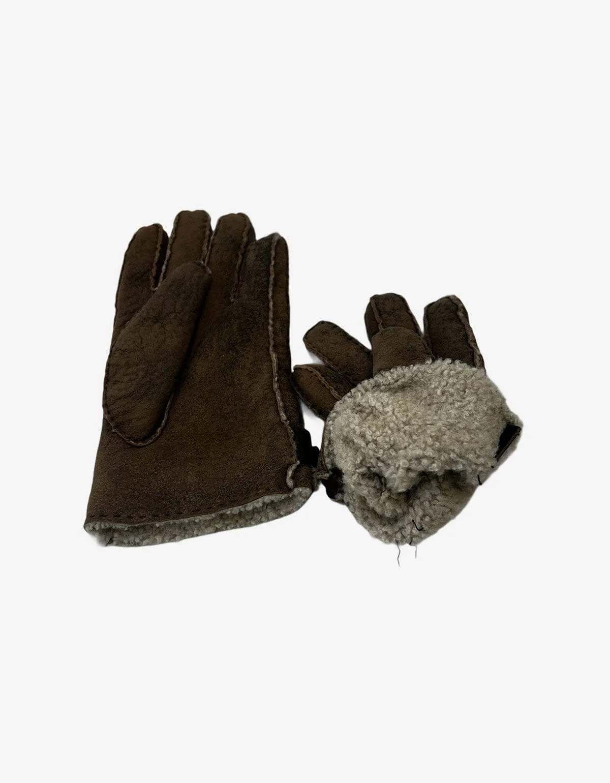 Prada Shearling Gloves With Buckle Fastening sold by Zoo Fashions product image thumbnail 5