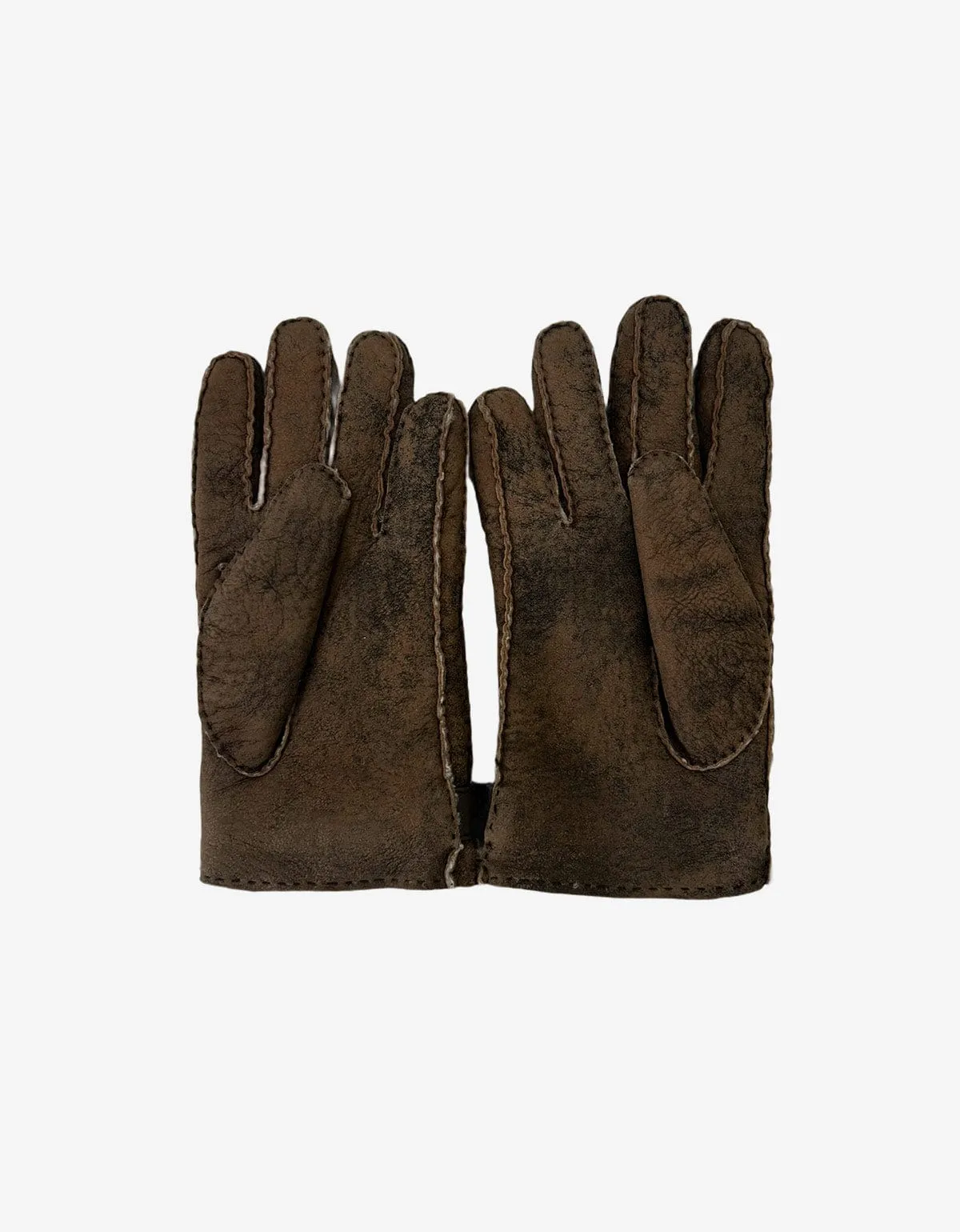 Prada Shearling Gloves With Buckle Fastening sold by Zoo Fashions product image thumbnail 2