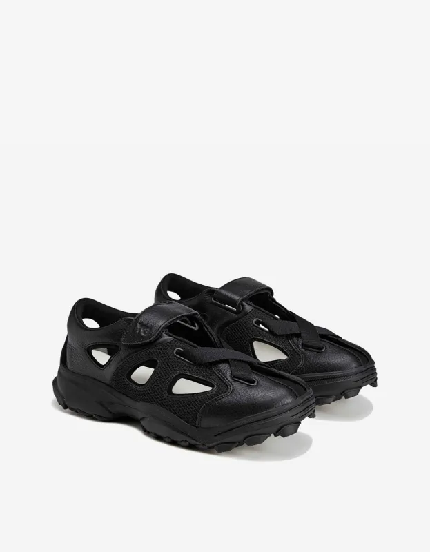 Y-3 Black GSG9 Sandals made by Zoo Fashions