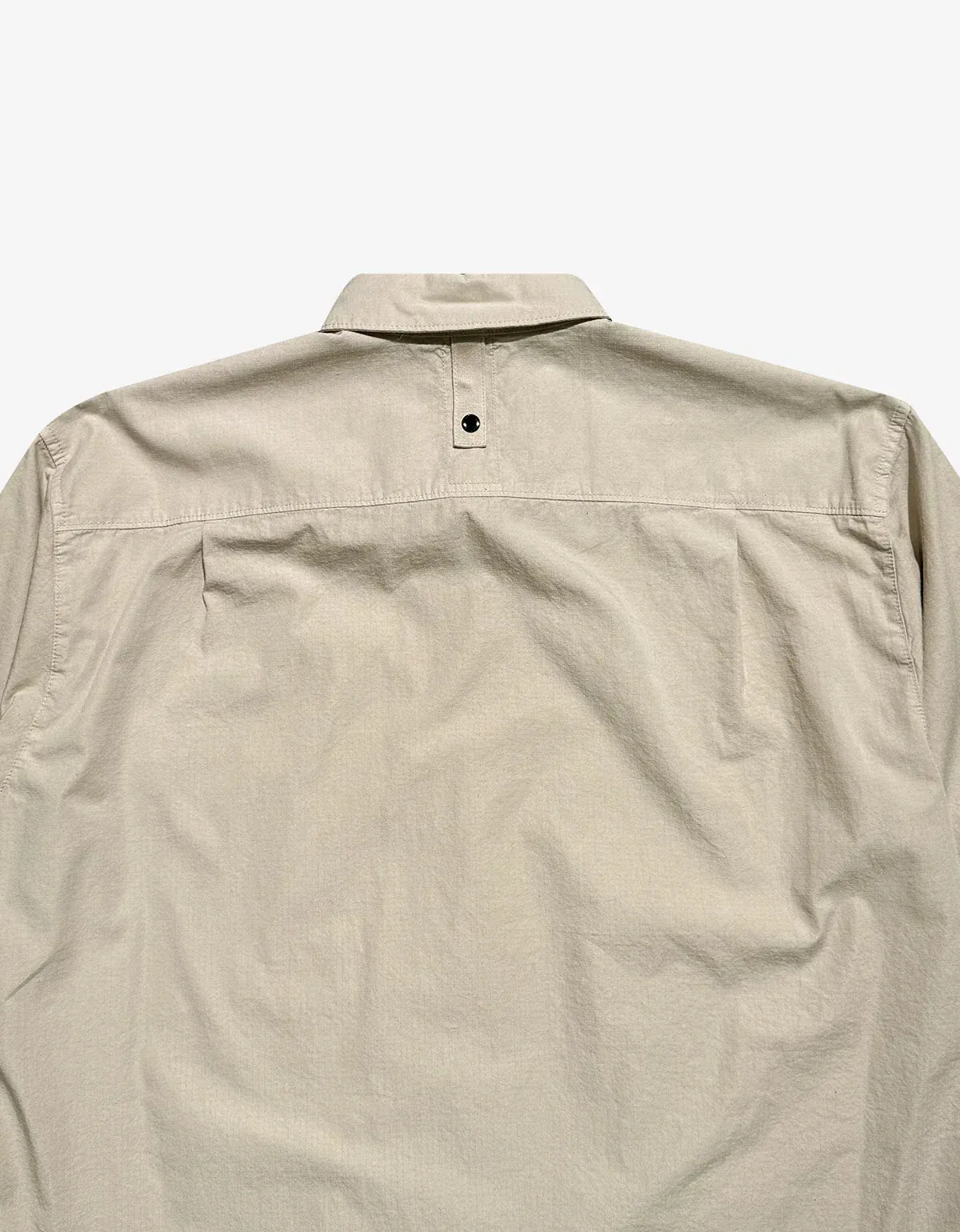 Stone Island Beige Micro Ripstop Shirt sold by Zoo Fashions product image thumbnail 5