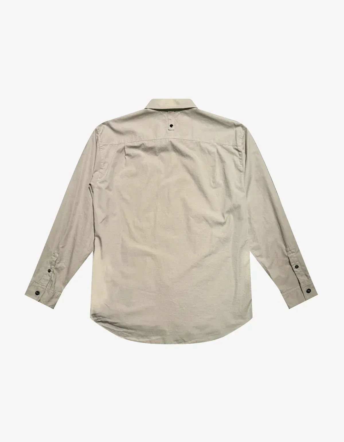 Stone Island Beige Micro Ripstop Shirt sold by Zoo Fashions product image thumbnail 2