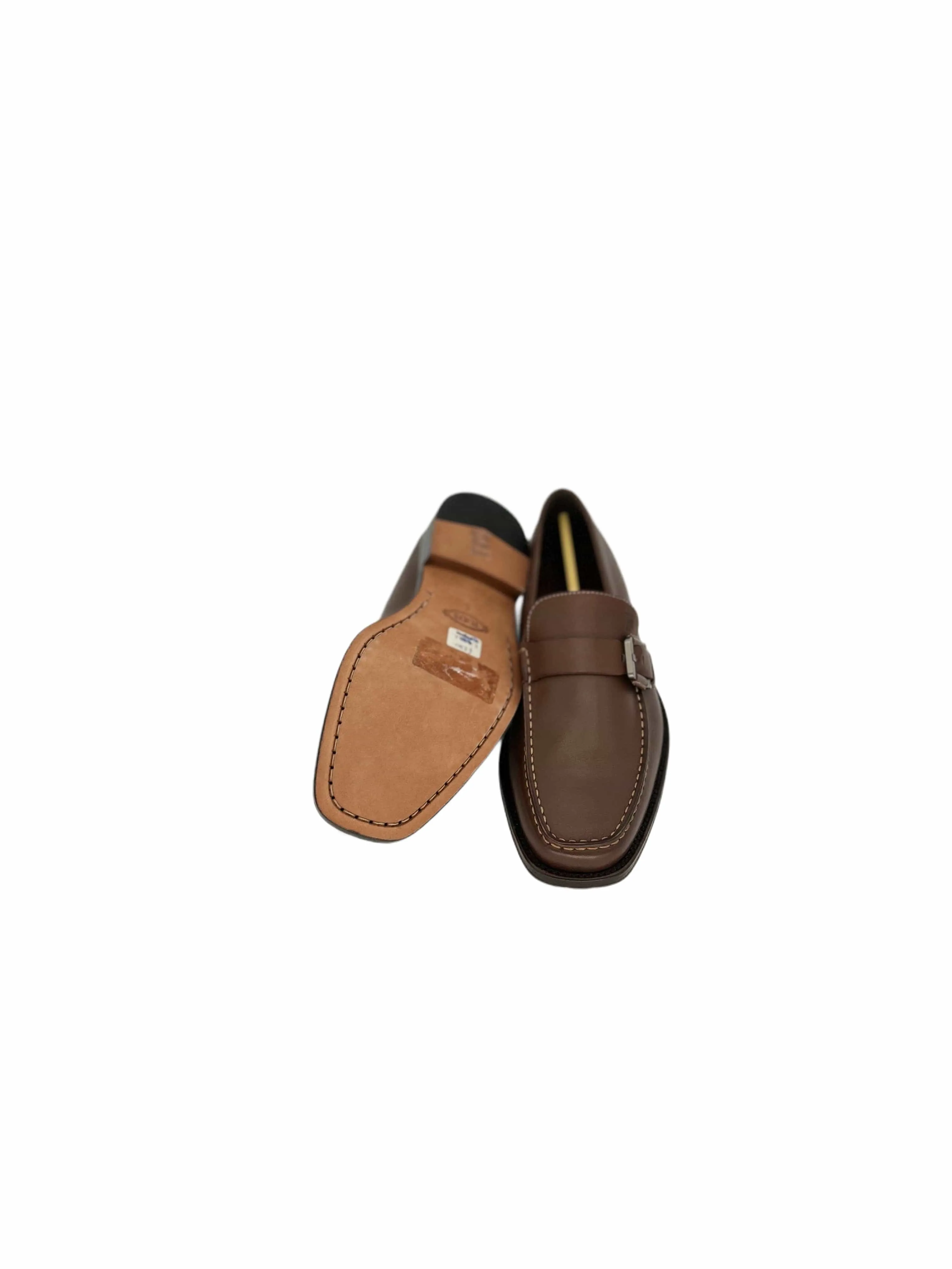Tod's Cocoa Brown Leather Buckle Loafer — Mid 2000s Archive sold by Zoo Fashions product image thumbnail 5