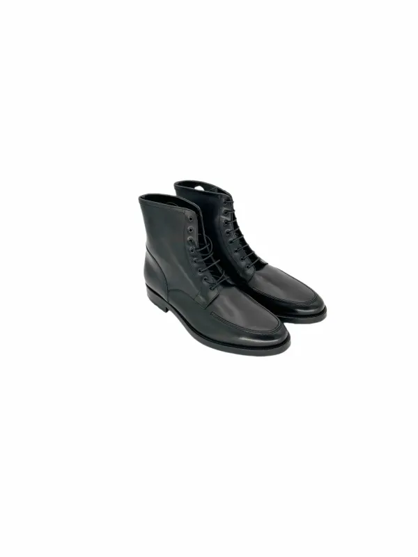 Mr. Hare 'Baldwin' Black Italian Calf Leather Lace-Up Derby Boot — AW14, Made in Italy made by Zoo Fashions