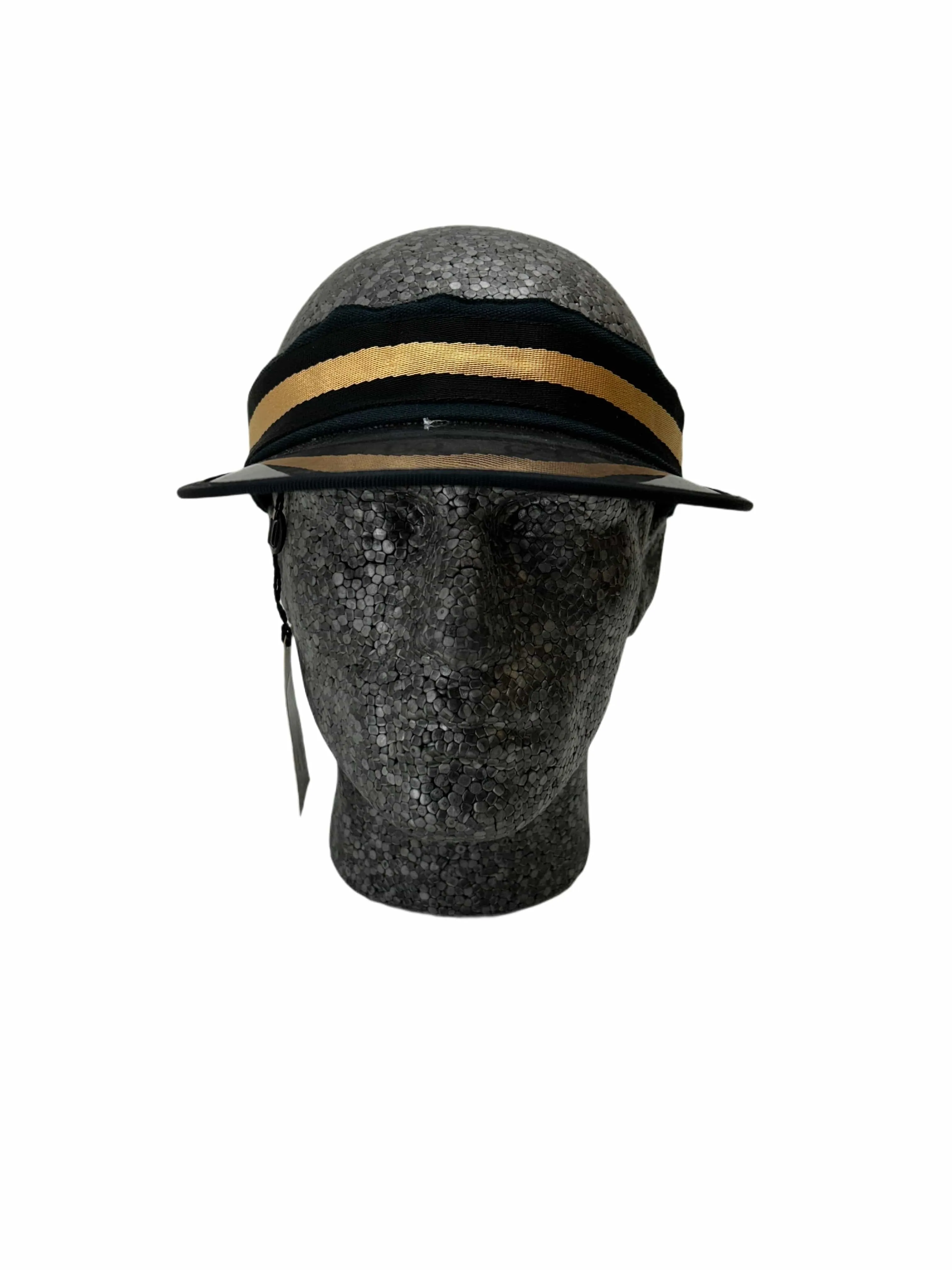 Gucci Transparent GG Print Peak Visor with Black Headband & Gold Stripe — Circa 2005 Archive sold by Zoo Fashions product image thumbnail 2