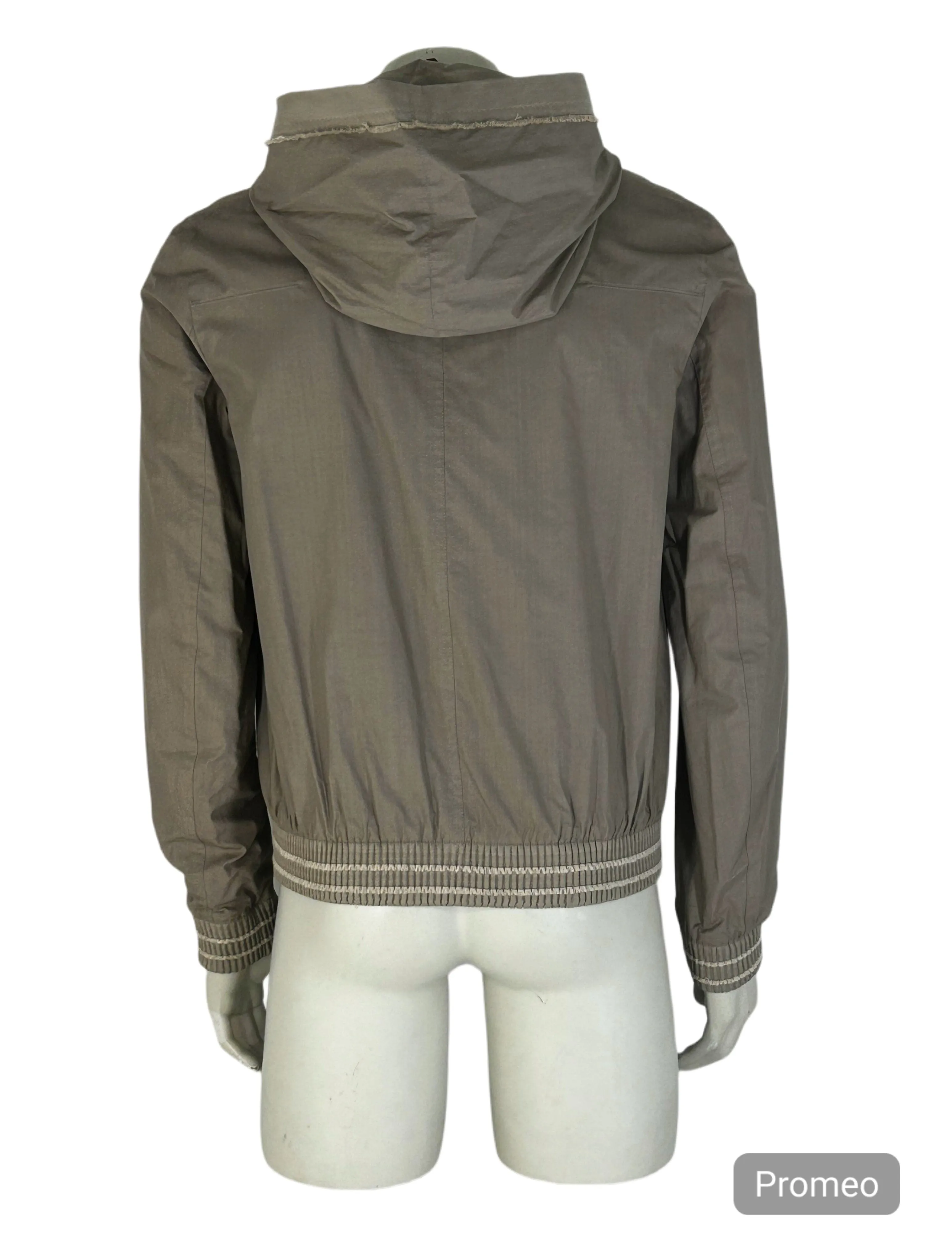 Dior Homme Beige Windbreaker Bomber Style Jacket sold by Zoo Fashions product image thumbnail 3