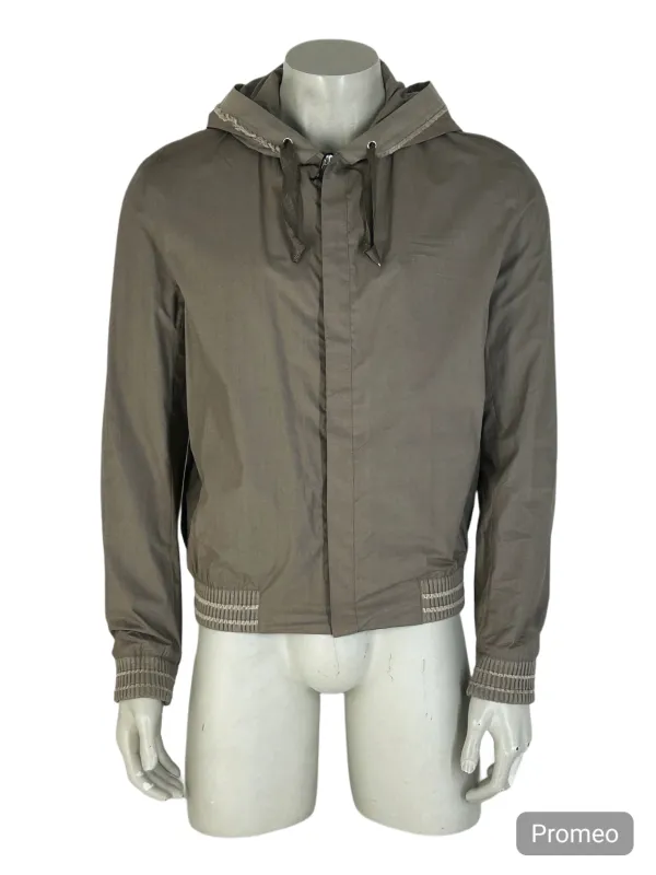 Dior Homme Beige Windbreaker Bomber Style Jacket made by Dior