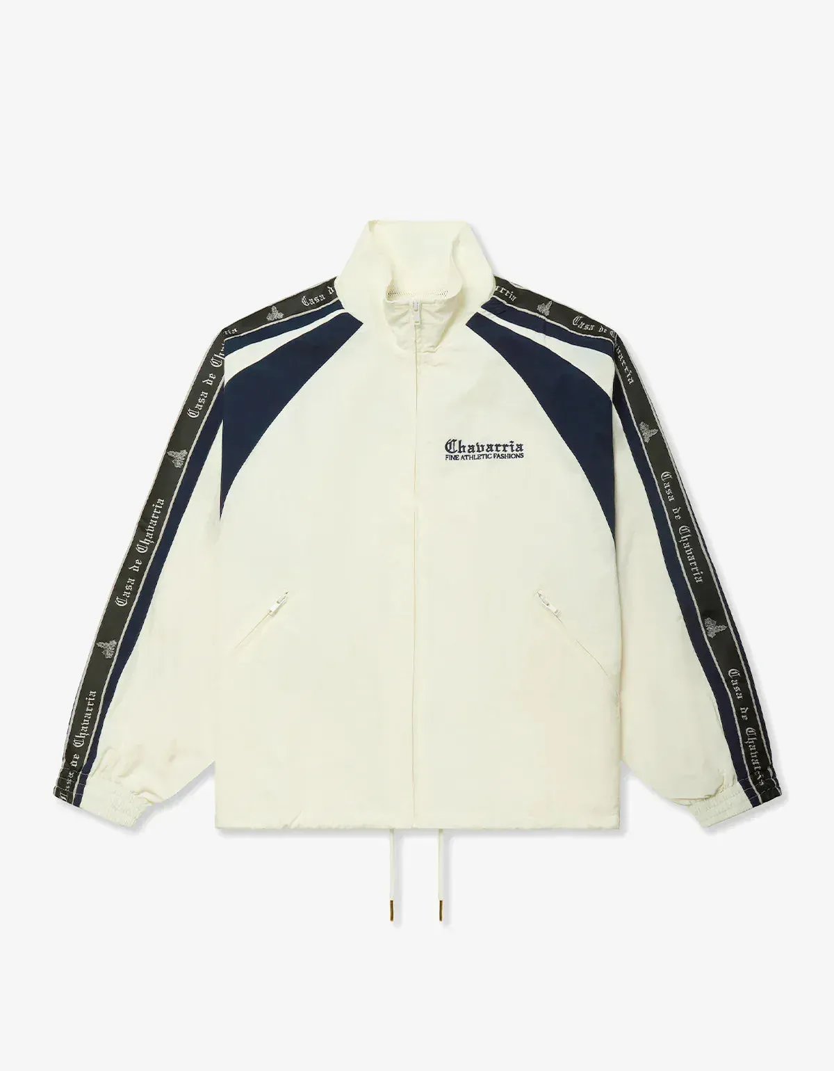 Willy Chavarria White Casa De Chavarria Tape Jacket sold by Zoo Fashions