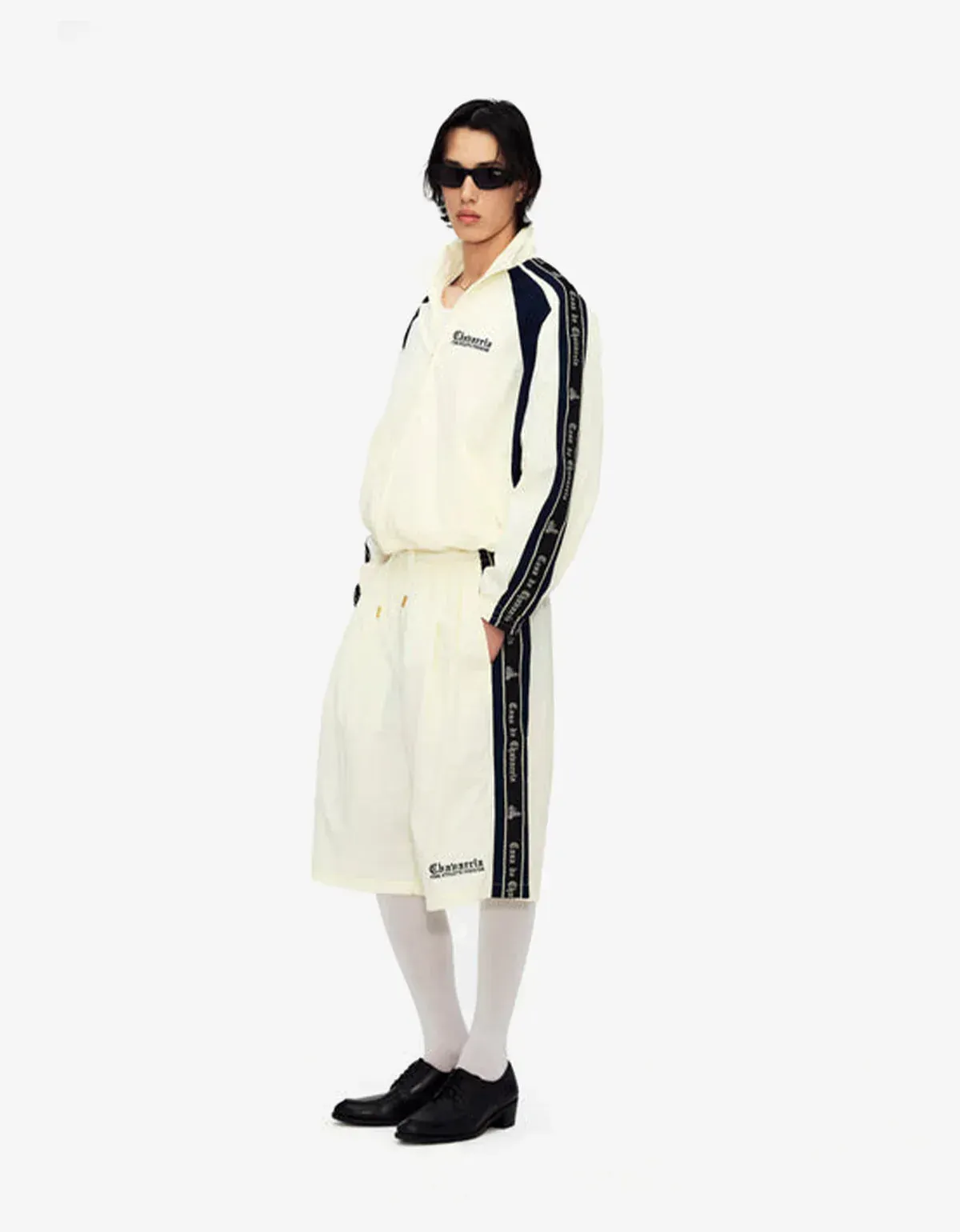 Willy Chavarria White Casa De Chavarria Tape Jacket sold by Zoo Fashions product image thumbnail 4