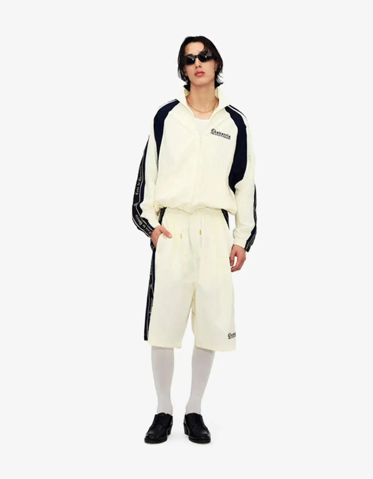 Willy Chavarria White Casa De Chavarria Tape Jacket sold by Zoo Fashions product image thumbnail 3