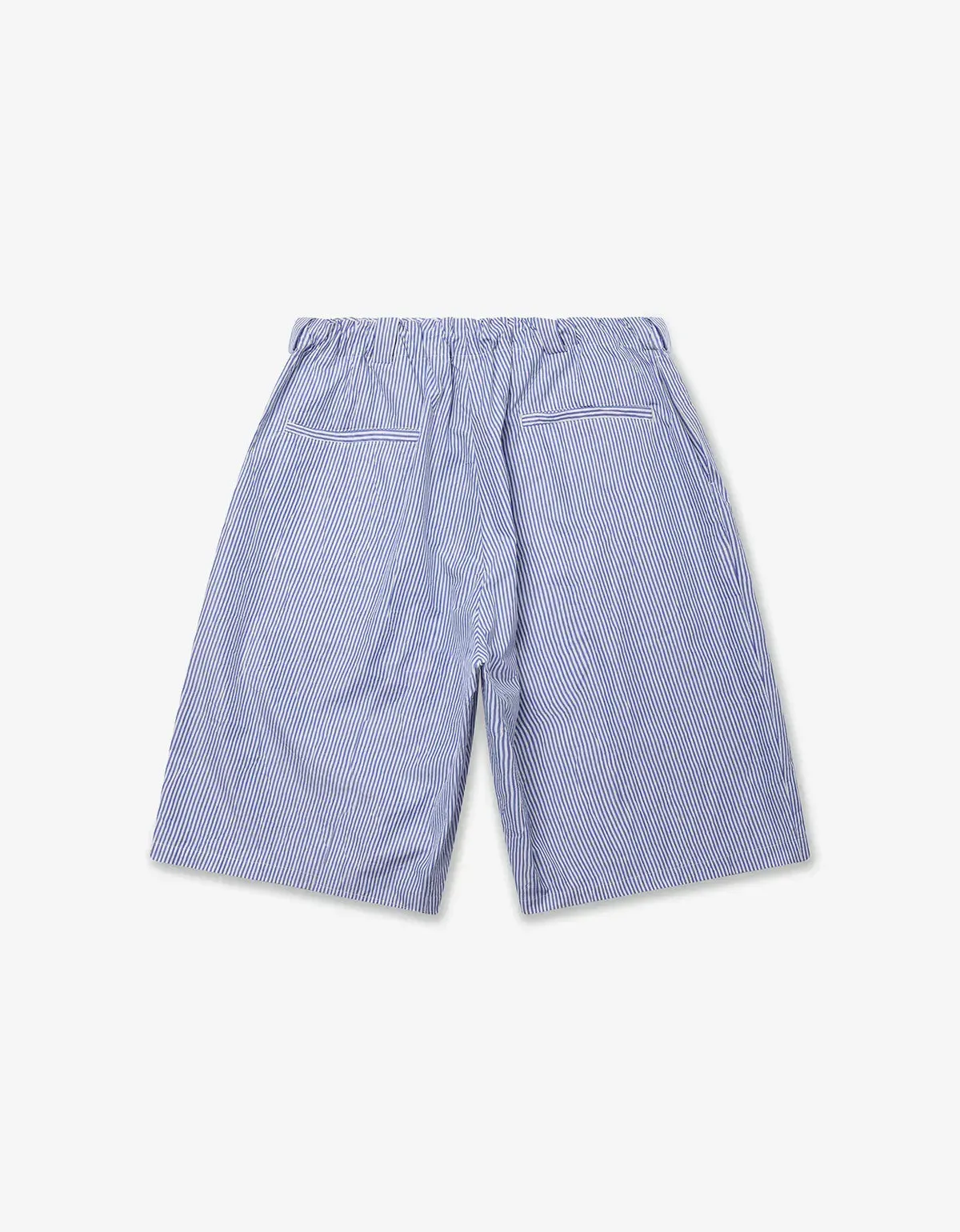 Willy Chavarria Blue Pinstripe Toluca Short sold by Zoo Fashions product image thumbnail 2