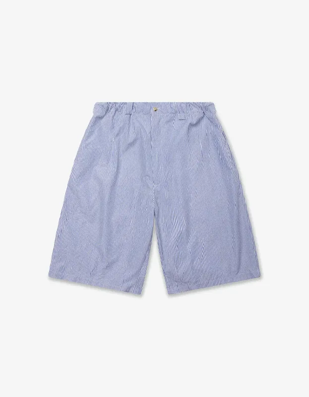 Willy Chavarria Blue Pinstripe Toluca Short made by Willy Chavarria