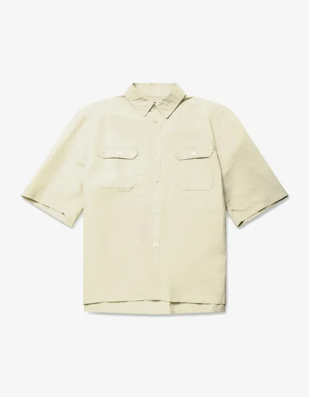 Willy Chavarria White SS Corcoran Shirt made by Willy Chavarria