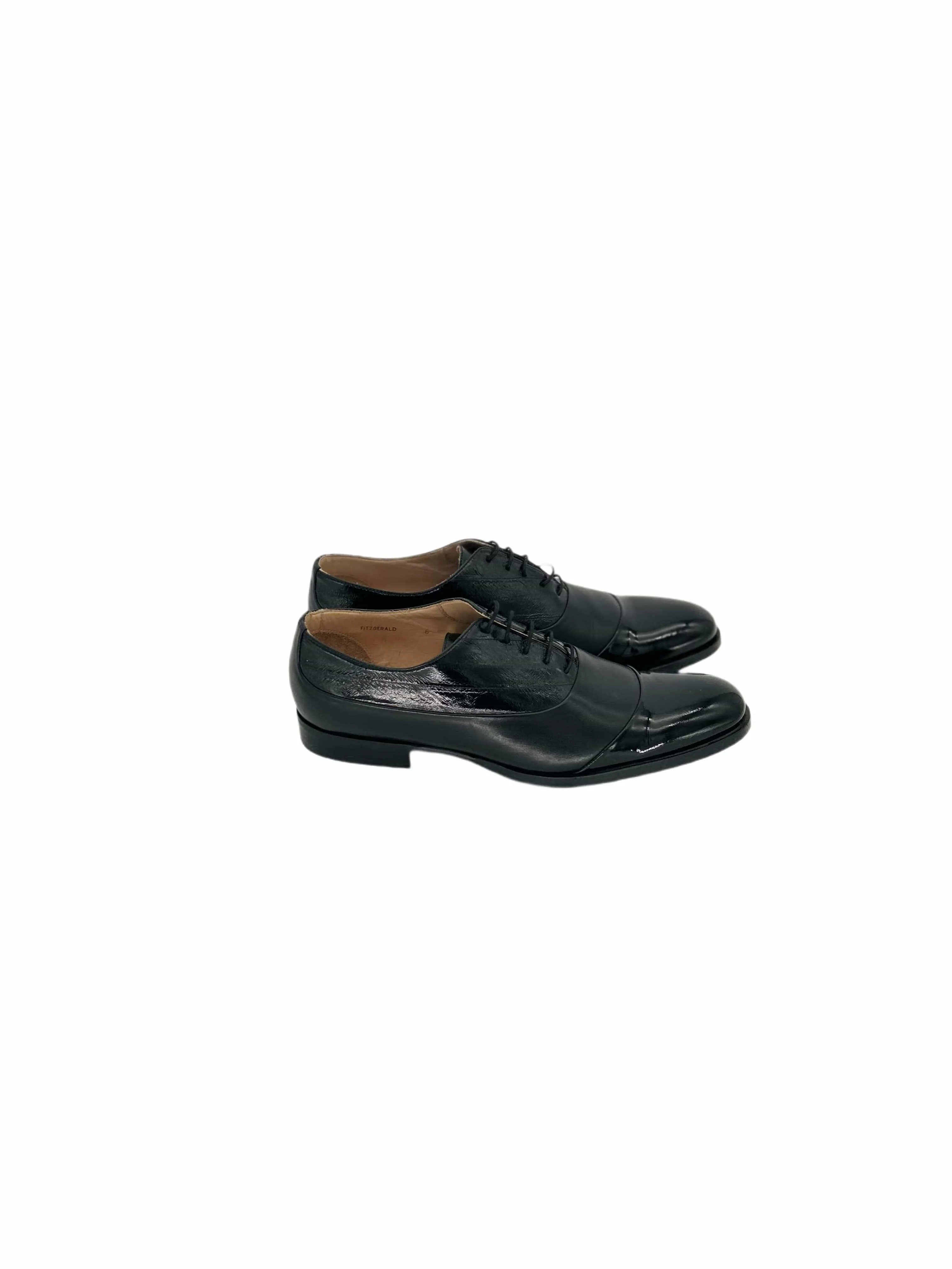 Mr. Hare 'Fitzgerald' Black Eel Skin, Calf & Patent Leather Oxford — sold by Zoo Fashions product image thumbnail 2