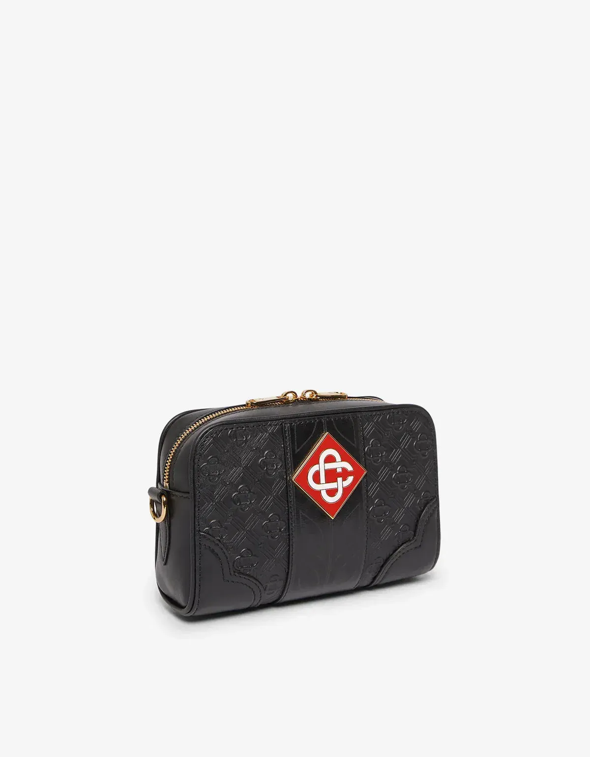Casablanca Black Monogram Crossbody Bag sold by Zoo Fashions product image thumbnail 2