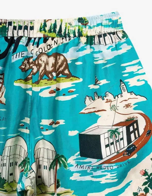 Amiri California Hawaiian PJ Shorts sold by Zoo Fashions product image thumbnail 2
