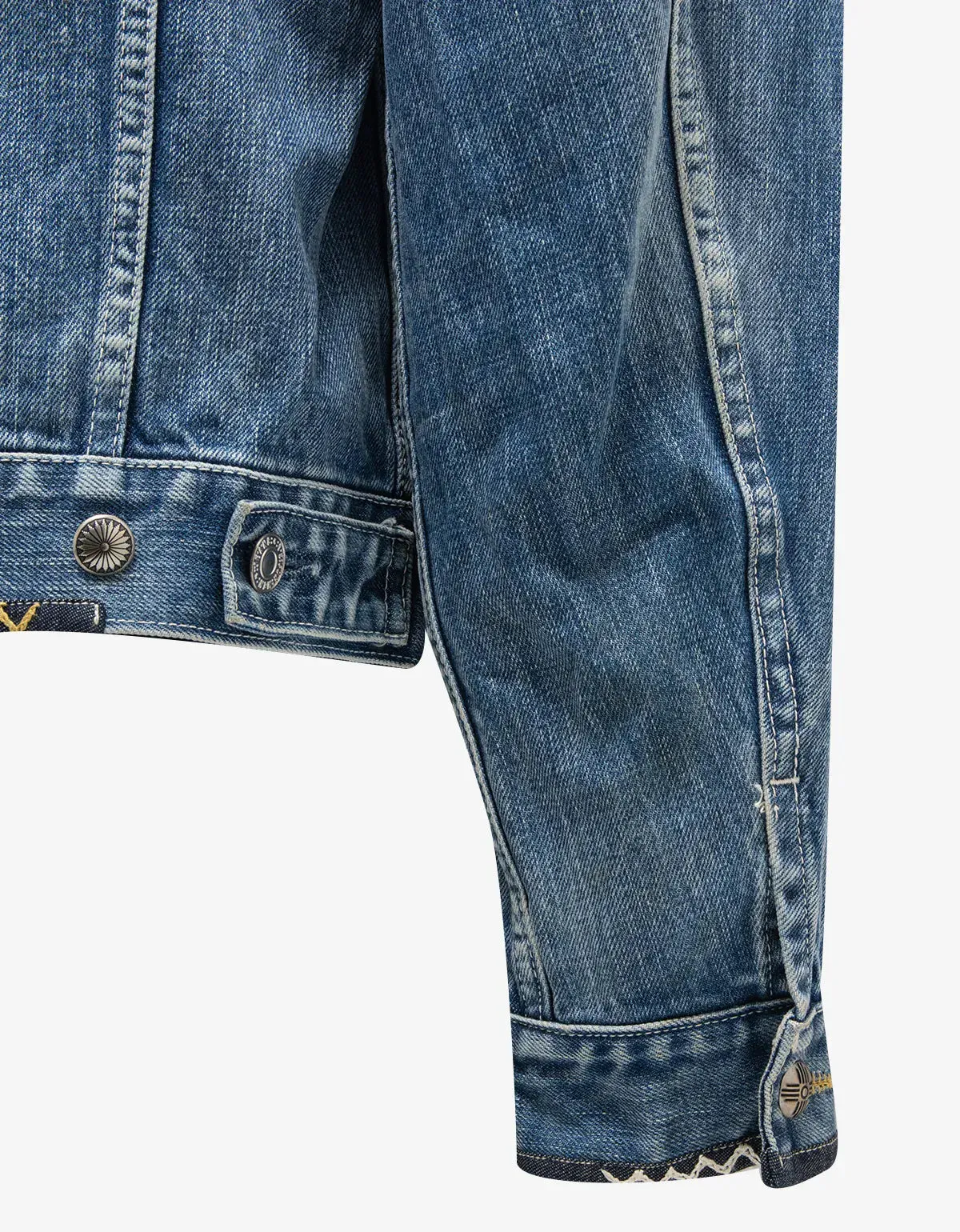 Y’s For Work Blue Classic Stonewash Denim Trucker Jacket sold by Zoo Fashions product image thumbnail 5