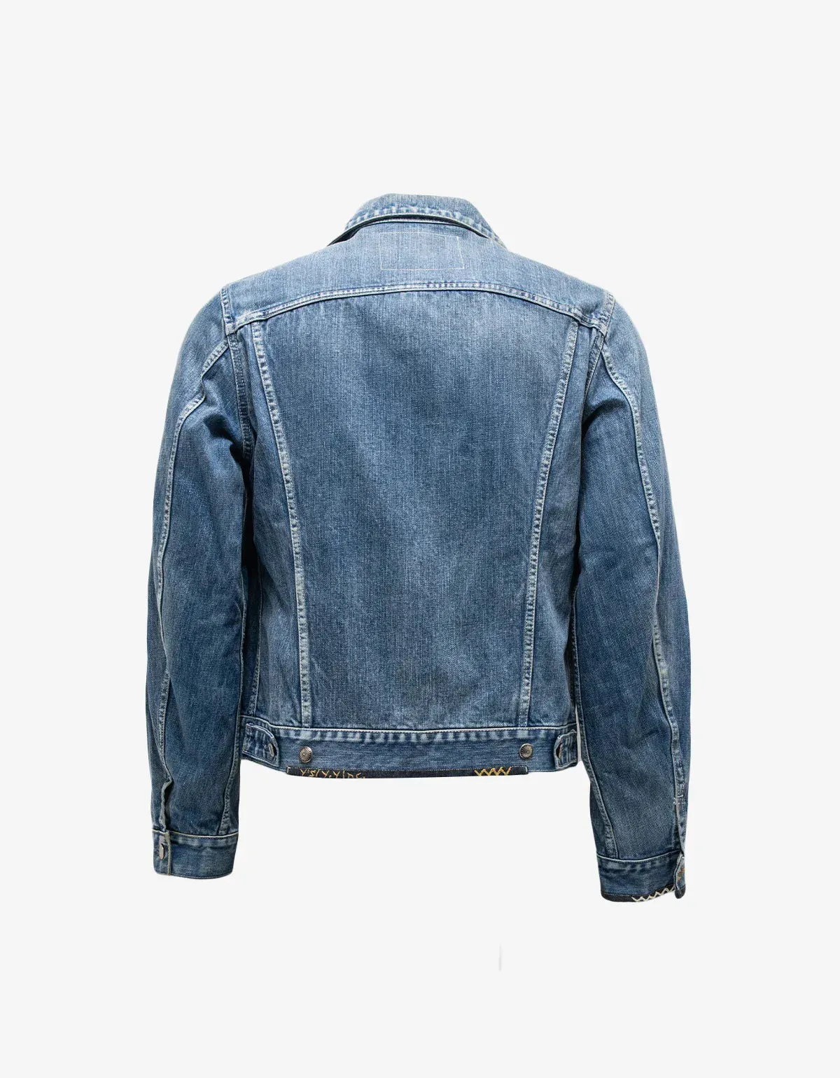 Y’s For Work Blue Classic Stonewash Denim Trucker Jacket sold by Zoo Fashions product image thumbnail 2