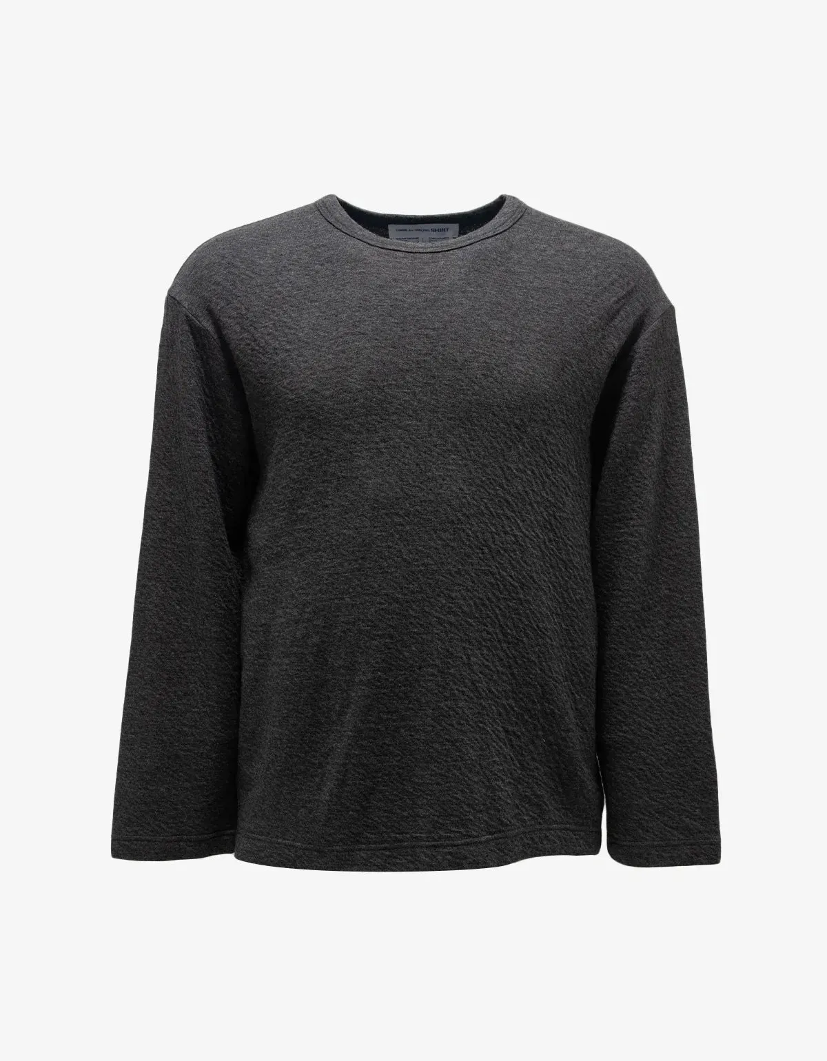 Comme Des Garçons Shirt Grey Lightweight Wool Knit sold by Zoo Fashions