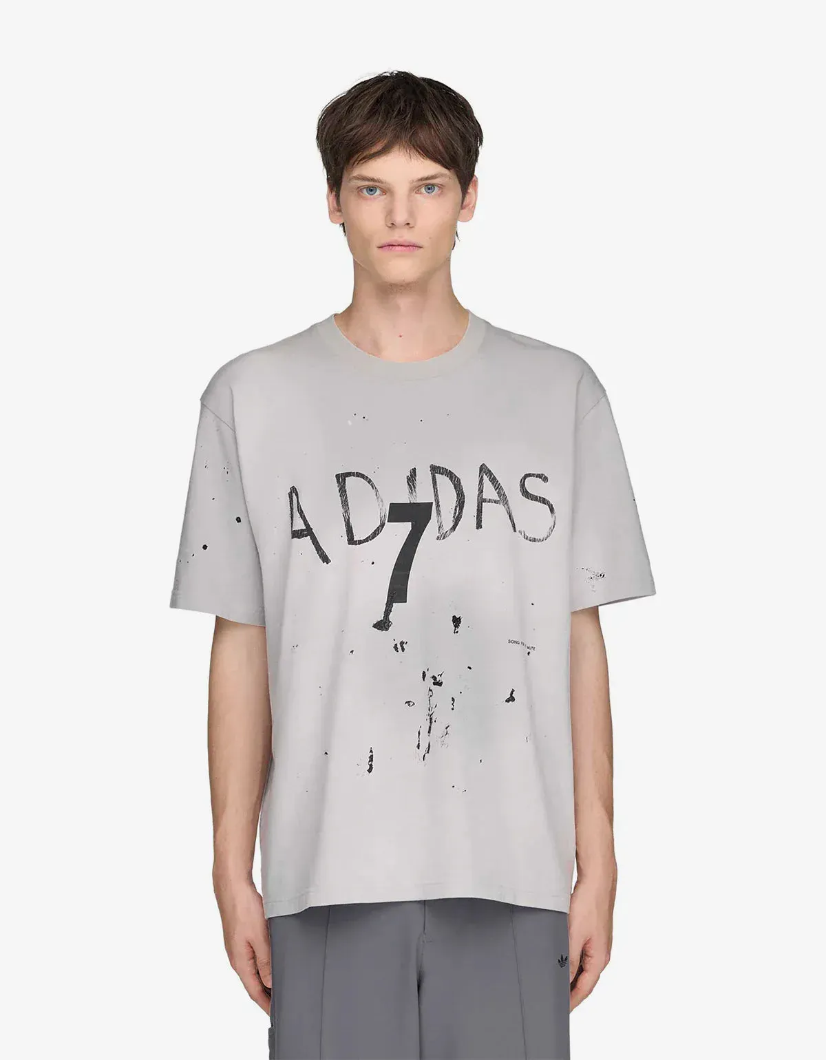 SFTM x Adidas 007 Grey Short Sleeve T-Shirt sold by Zoo Fashions product image thumbnail 4