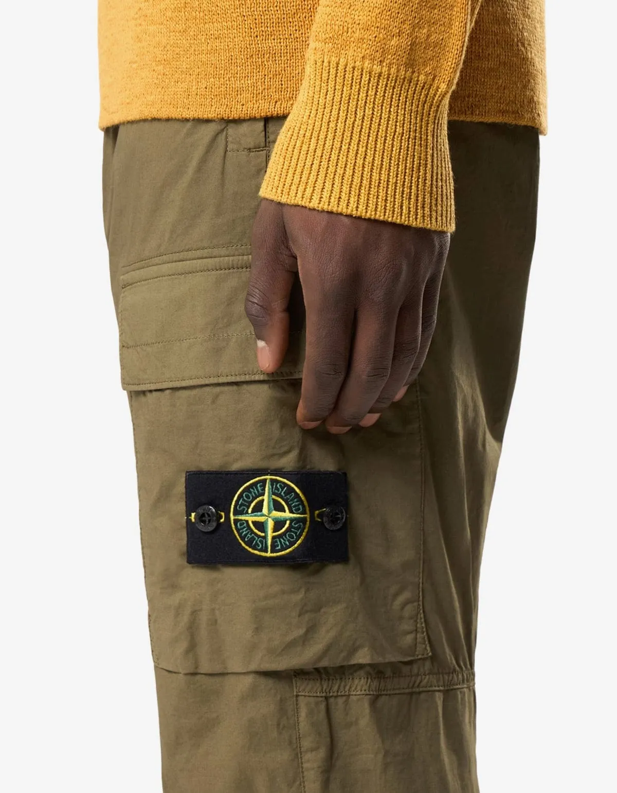 Stone Island Military Green Paracadue Trousers sold by Zoo Fashions product image thumbnail 3