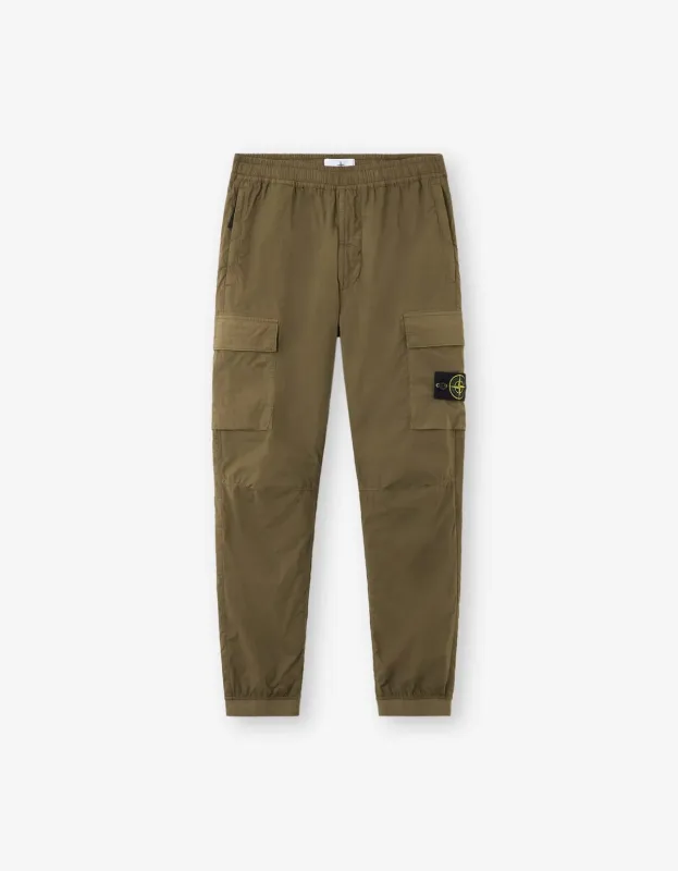 Stone Island Military Green Paracadue Trousers made by Stone Island