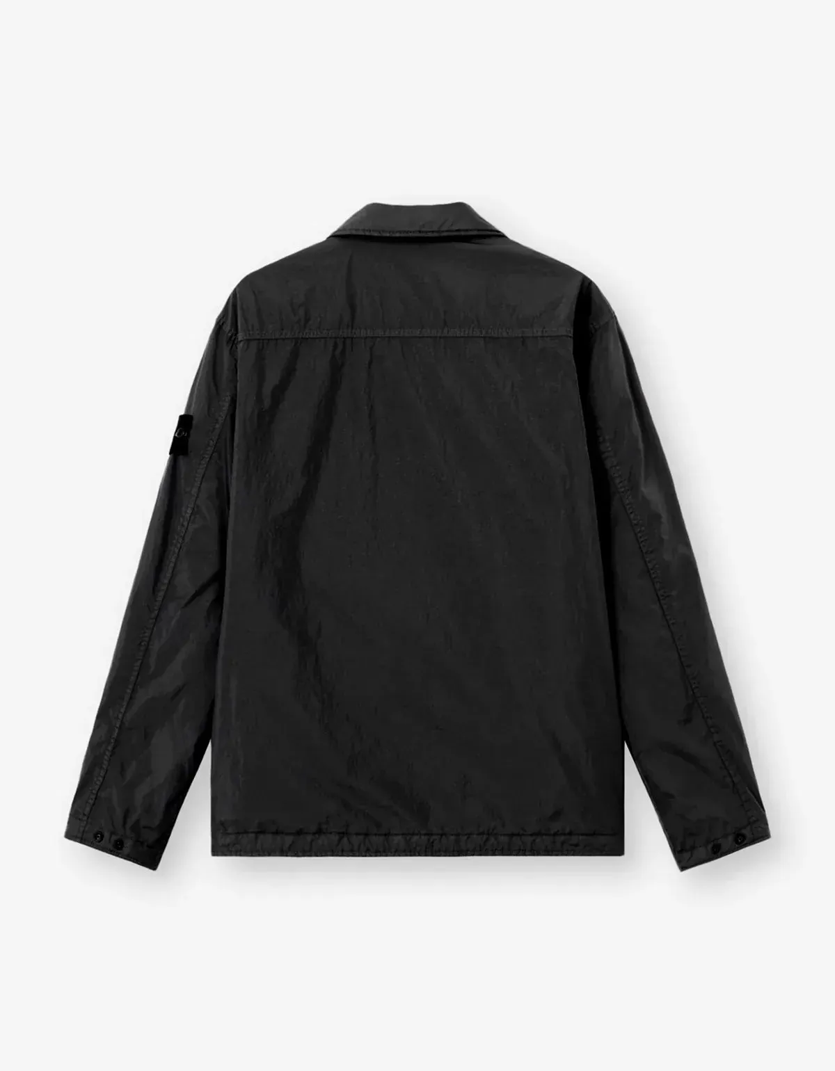 Stone Island Black Crinkle Reps NY Overshirt sold by Zoo Fashions product image thumbnail 2