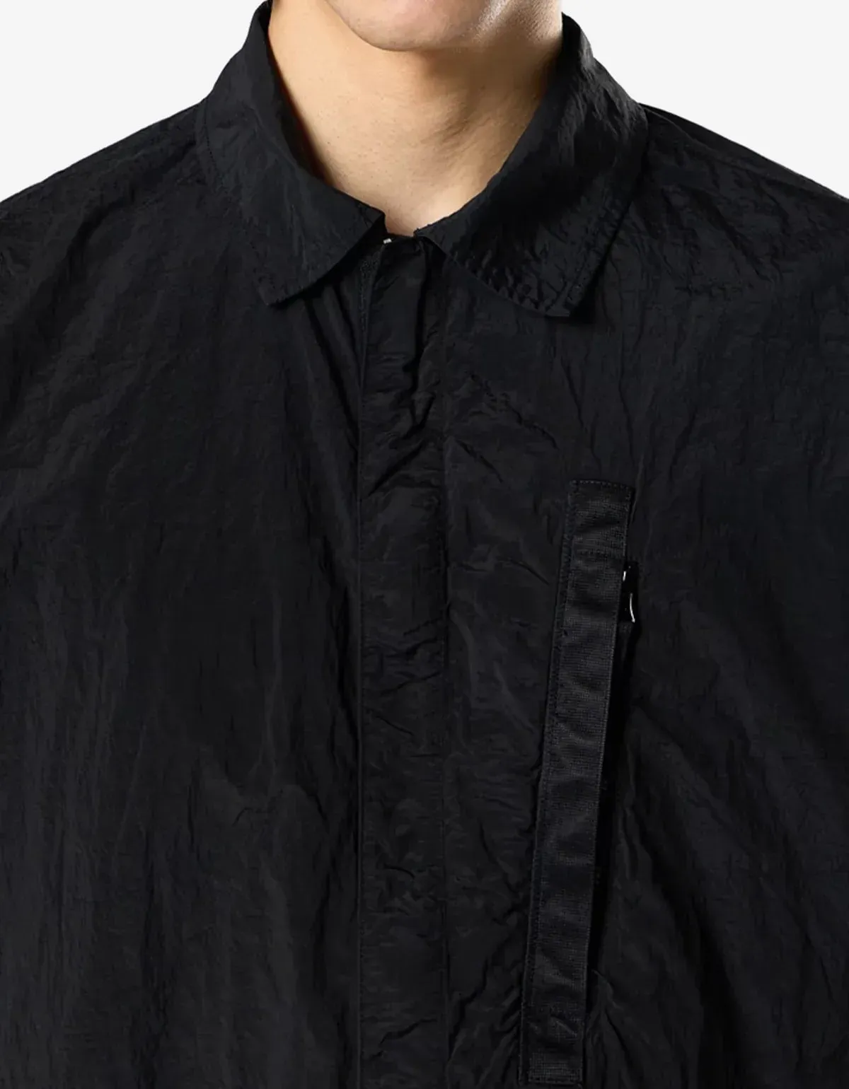Stone Island Black Nylon Metal Shirt sold by Zoo Fashions product image thumbnail 4