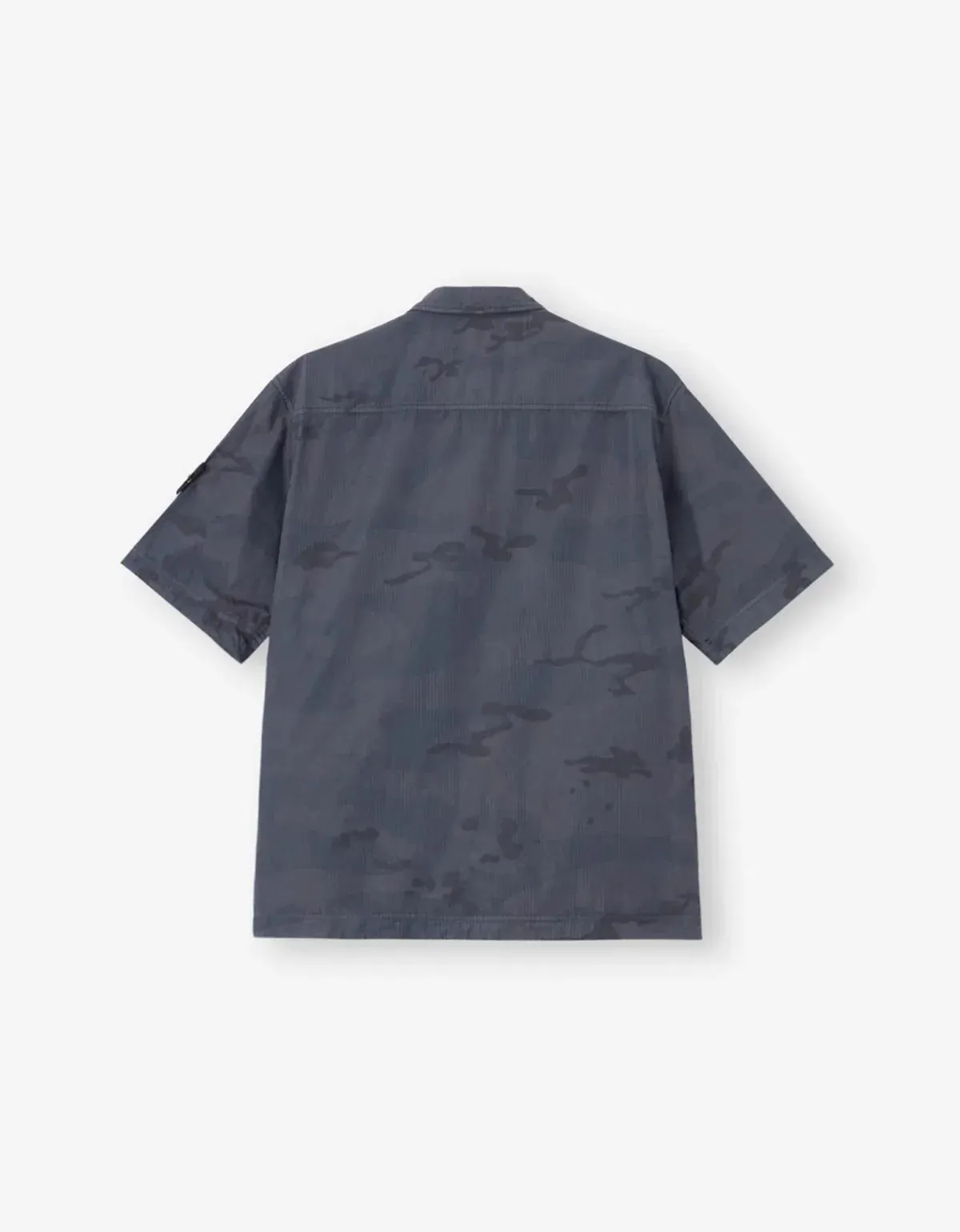 Stone Island Blue Grey Faded Camo Ripstop-TC Shirt sold by Zoo Fashions product image thumbnail 2