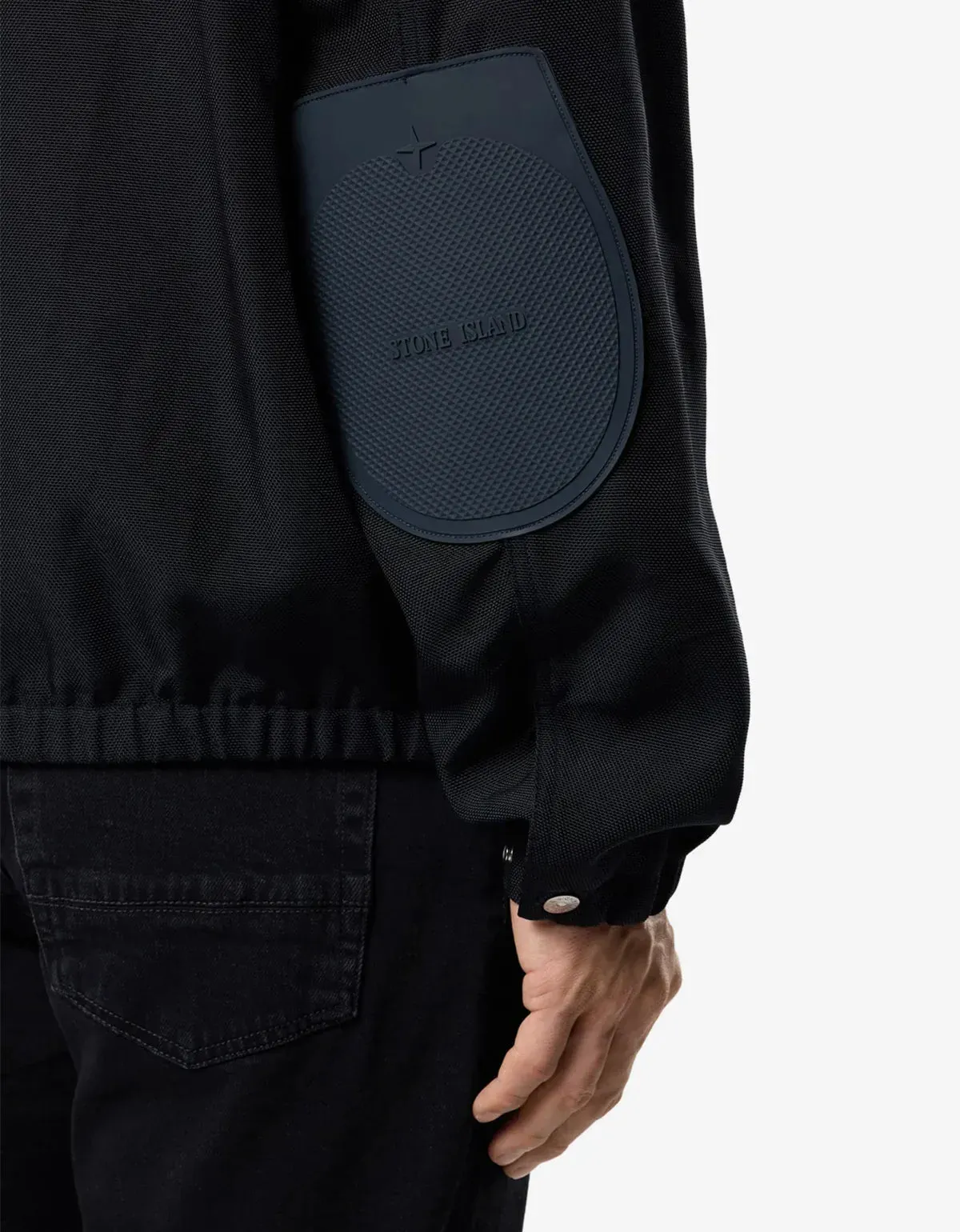 Stone Island Blue Dense Oxford Nylon-TC Jacket sold by Zoo Fashions product image thumbnail 4