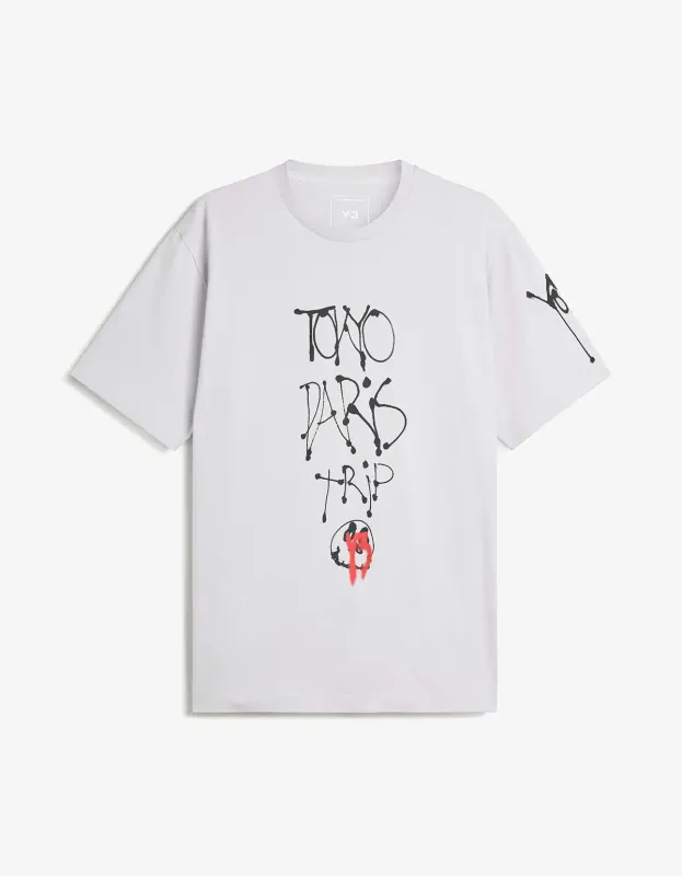 Y-3 Grey Chito City Graphic T-Shirt made by Y-3