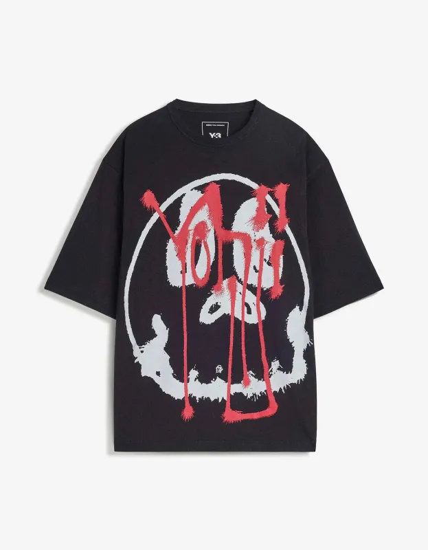 Y-3 Black Chito Graphic T-Shirt made by Y-3