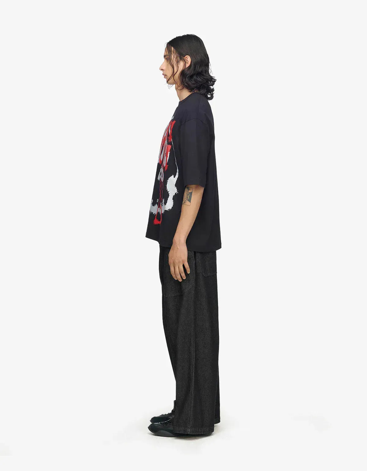 Y-3 Black Chito Graphic T-Shirt sold by Zoo Fashions product image thumbnail 5