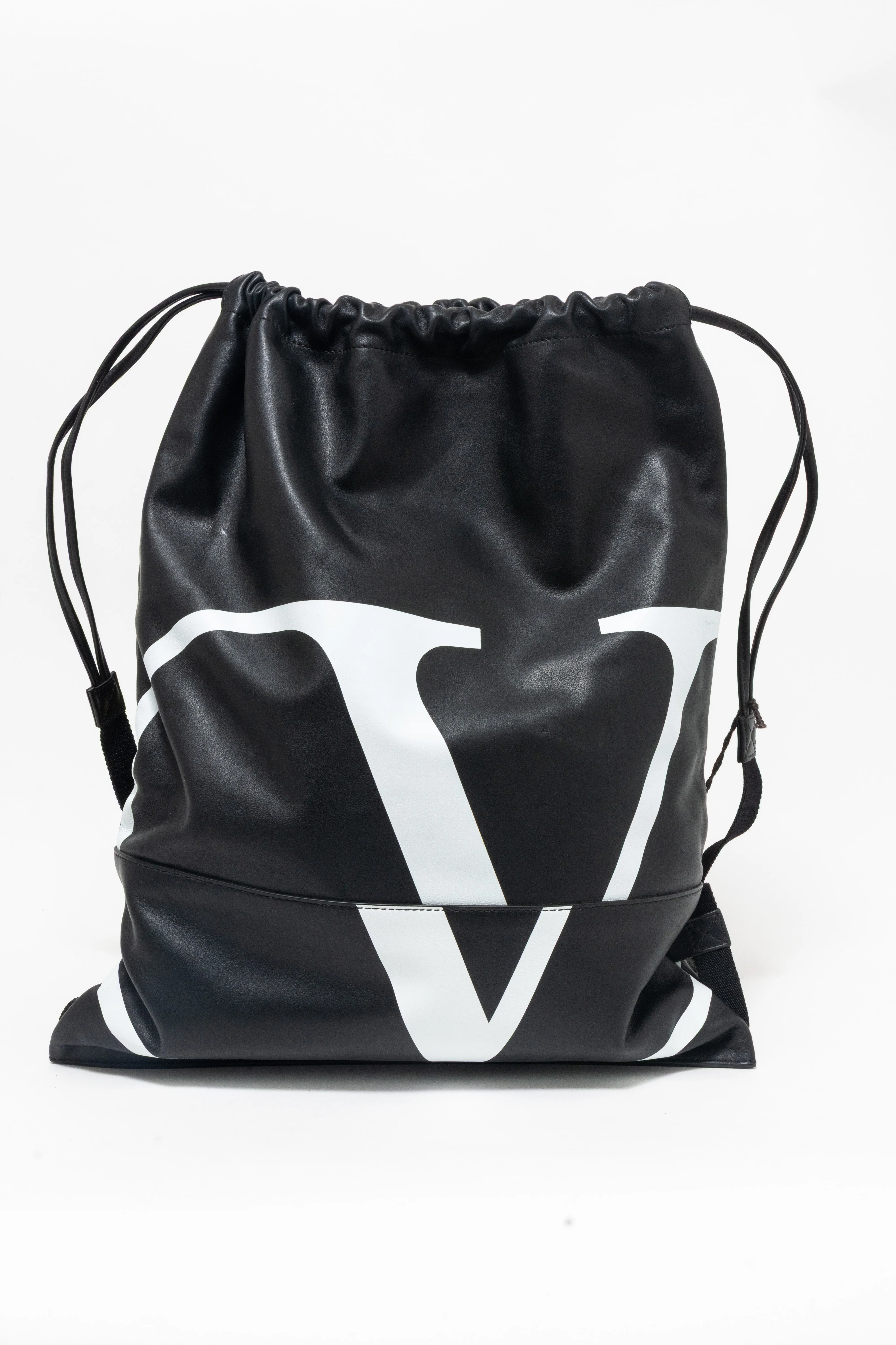 Valentino Garavani VLOGO Leather Drawstring Backpack sold by Zoo Fashions product image thumbnail 2