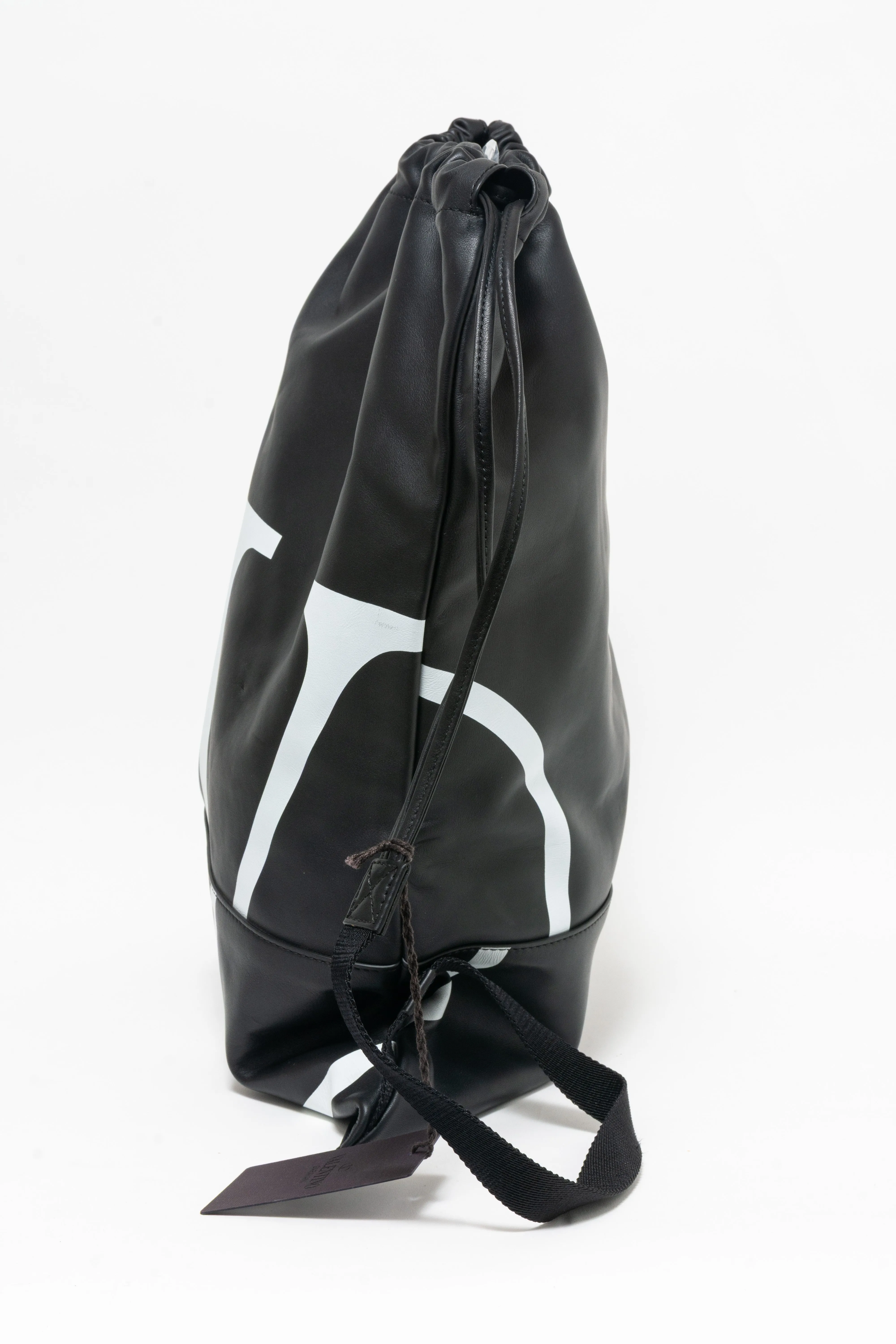 Valentino Garavani VLOGO Leather Drawstring Backpack sold by Zoo Fashions product image thumbnail 4