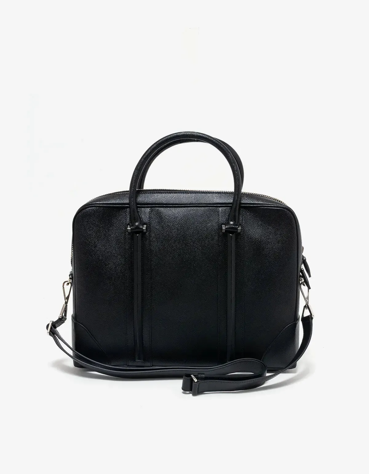 Givenchy Black Leather Briefcase with Shoulder Strap sold by Zoo Fashions product image thumbnail 3