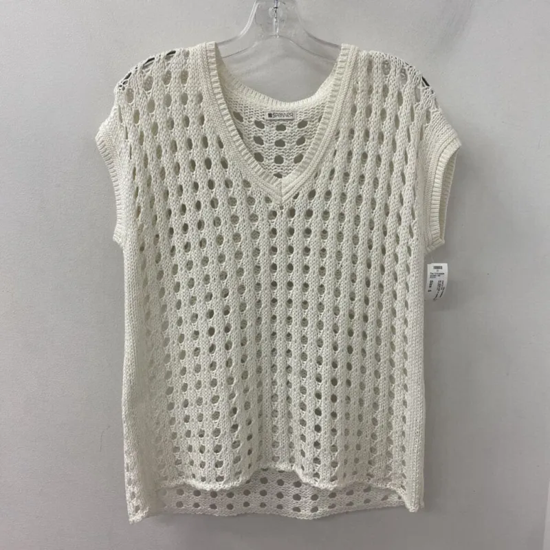 SPANNER WOMEN'S SWEATER white silver S sold by The Comeback