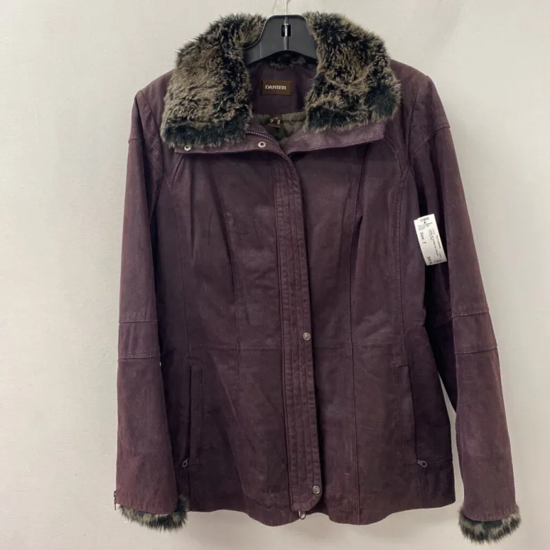 DANIER WOMEN'S COAT aubergine 7 sold by The Comeback