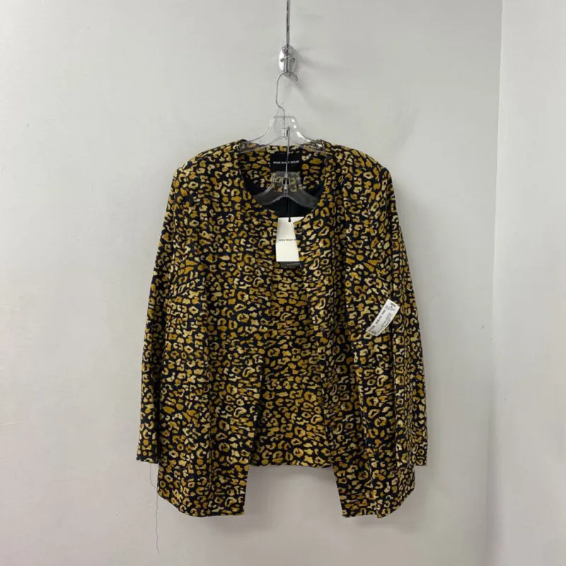 who what wear WOMEN'S PLUS DRESS animal print 1X/18W sold by The Comeback