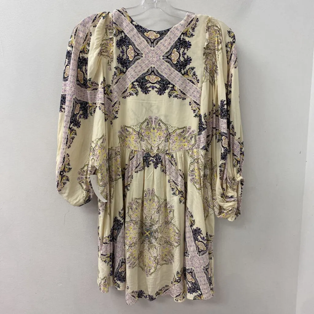 FREE PEOPLE WOMEN'S BLOUSE/SHIRT cream paisley L sold by The Comeback product image thumbnail 3