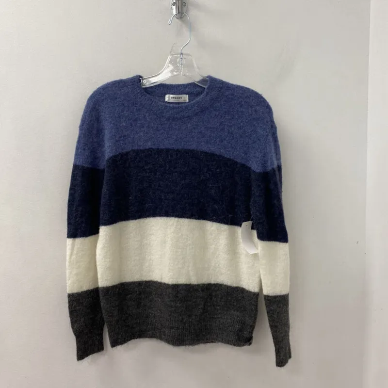 MSCH WOMEN'S SWEATER blue navy white grey XS/S sold by The Comeback