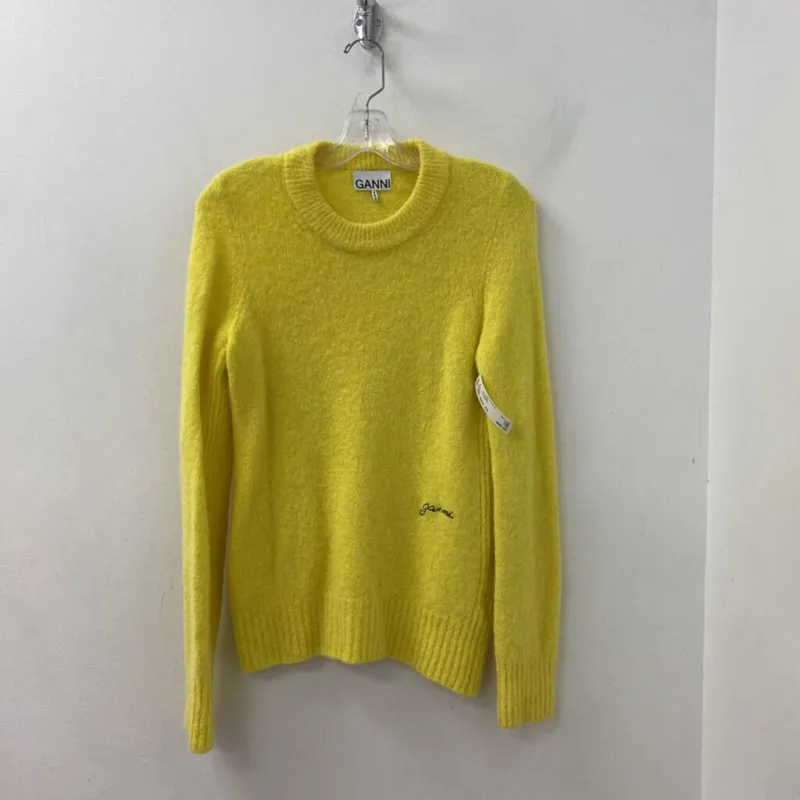 ganni WOMEN'S SWEATER yellow XS sold by The Comeback