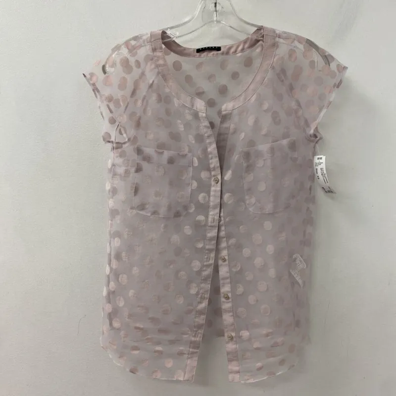 SISLEY WOMEN'S BLOUSE/SHIRT pinkdots XS sold by The Comeback