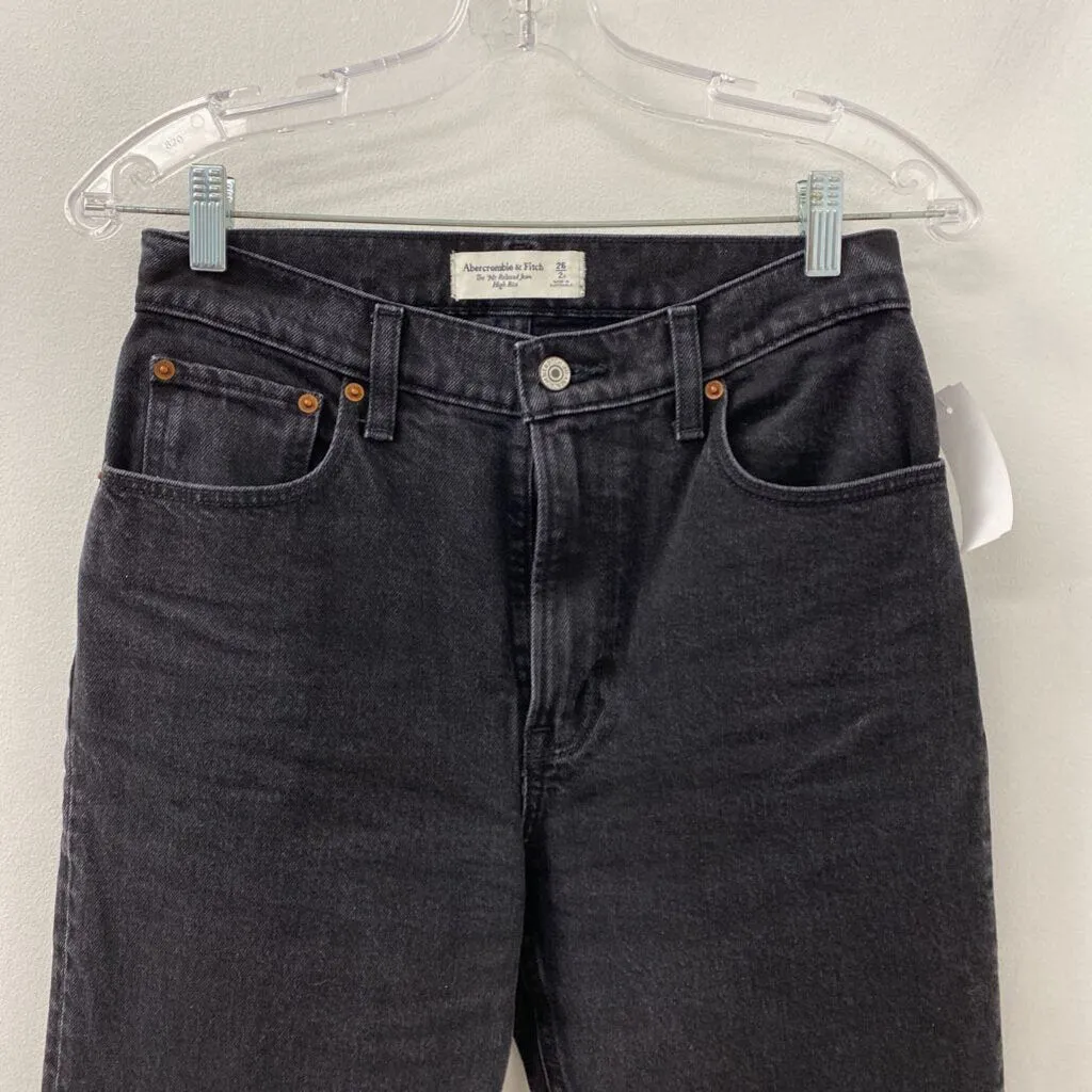 ABERCROMBIE & FITCH WOMEN'S JEANS black XS/26 sold by The Comeback product image thumbnail 2
