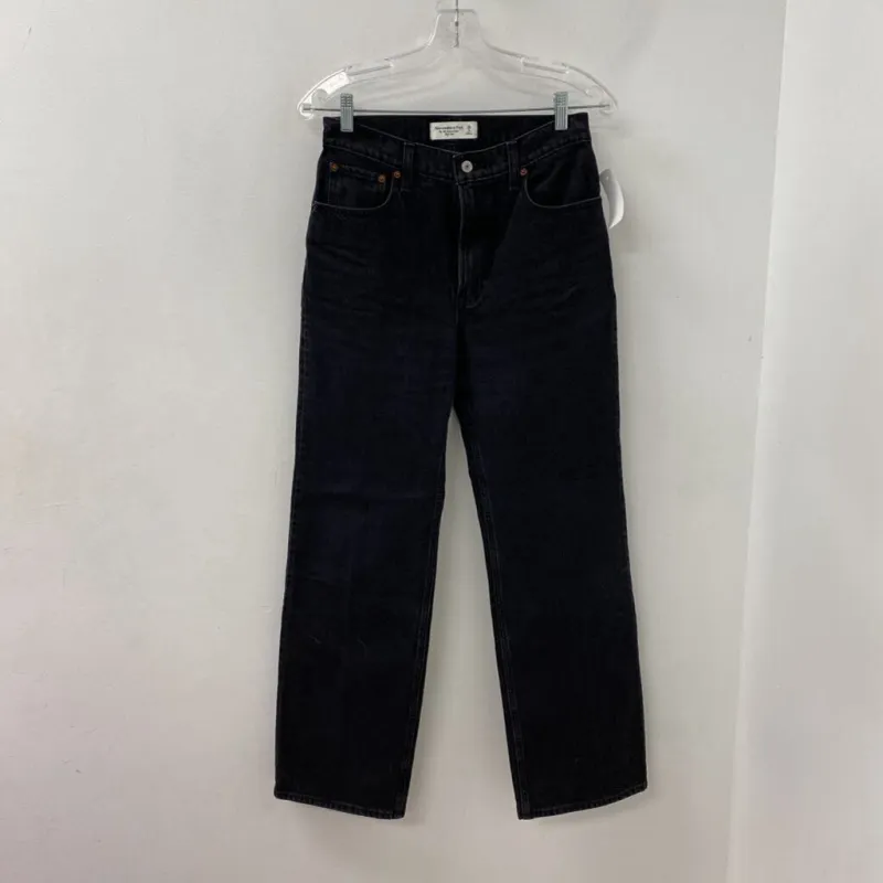 ABERCROMBIE & FITCH WOMEN'S JEANS black XS/26 sold by The Comeback