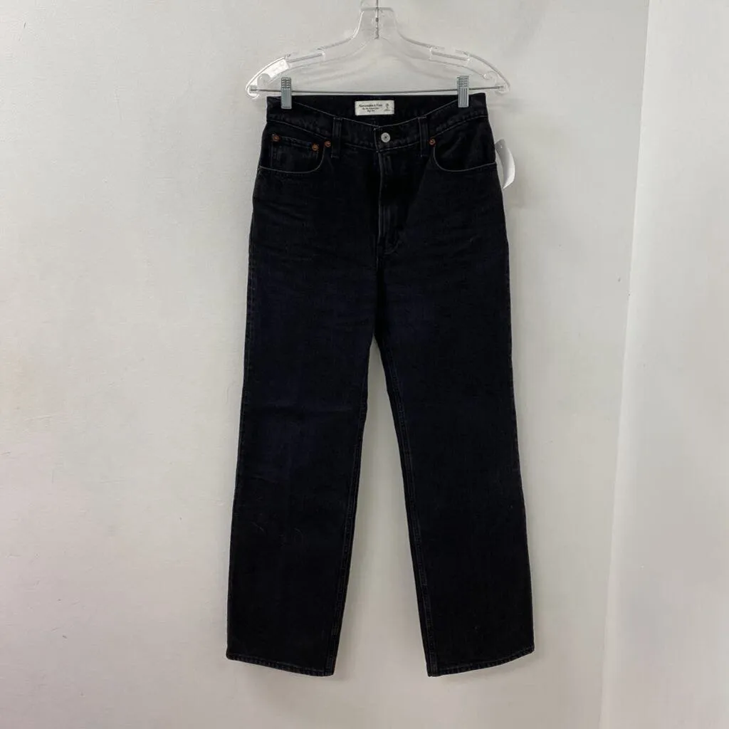ABERCROMBIE & FITCH WOMEN'S JEANS black XS/26 sold by The Comeback